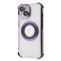 Чохол Glossy Case with Magnetic Ring iPhone iPhone 13 purple