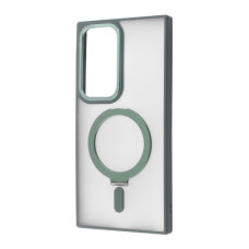 Чохол WAVE Attraction Case with Magnetic Ring Samsung Galaxy S24 Ultra green