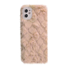 Чохол Fluffy Love Case iPhone 12 pink sand