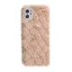 Чохол Fluffy Love Case iPhone 12 pink sand
