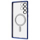 Чохол WAVE Metal Color Case with Magnetic Ring Samsung Galaxy S22 Ultra silver
