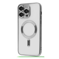Чохол Metal Matte Case with Magnetic Ring iPhone 13 Pro silver