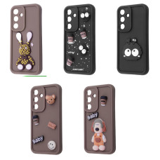 Чохол Pretty Things Case Samsung Galaxy S23 FE black/fluffy white