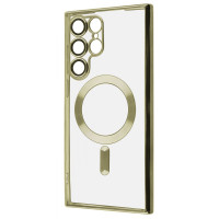 Чохол WAVE Metal Color Case with Magnetic Ring Samsung Galaxy S22 Ultra gold