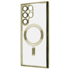 Чохол WAVE Metal Color Case with Magnetic Ring Samsung Galaxy S22 Ultra gold