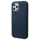 Чохол WAVE Premium Leather Edition Case with Magnetic Ring iPhone 12 Pro Max baltic blue