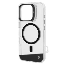 Чохол Kajsa Aluminium Shield with Magnetic Ring iPhone 16 Pro gun metal