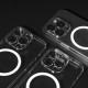 Чохол WAVE Premium Crystal Case with Magnetic Ring iPhone 15 Pro transparent