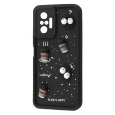 Чохол Pretty Things Case Xiaomi Redmi Note 10 Pro black/coffee