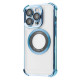 Чохол Glossy Case with Magnetic Ring iPhone 14 Pro sierra blue