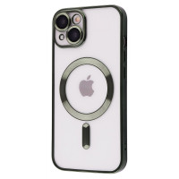 Чохол Metal Matte Case with Magnetic Ring iPhone 14 dark green