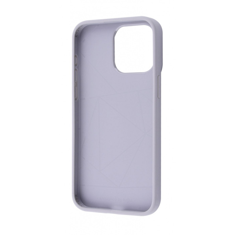 Чохол Kajsa Snake Pattern iPhone 15 Pro Max light gray