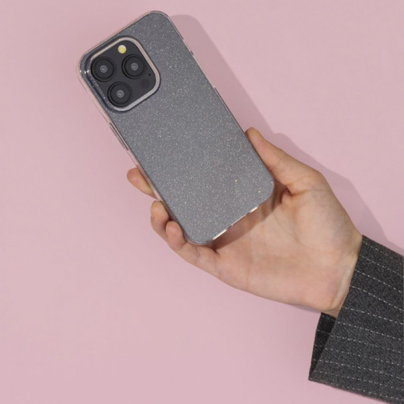 Чохол Clear Case with Sparkles iPhone 12/12 Pro transparent