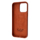 Чохол WAVE Premium Leather Edition Case with Magnetic Ring iPhone 15 Pro Max orange