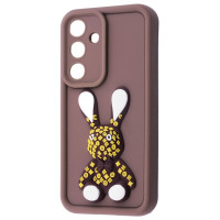 Чохол Pretty Things Case Samsung Galaxy S24 FE brown/rabbit