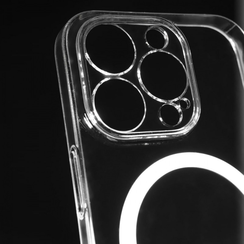 Чохол WAVE Premium Crystal Case with Magnetic Ring iPhone 15 Pro transparent