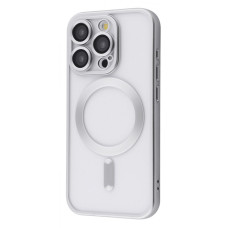 Чохол Metal Matte Case with Magnetic Ring iPhone 15 Pro Max white titanium