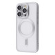 Чохол Metal Matte Case with Magnetic Ring iPhone 15 Pro Max white titanium