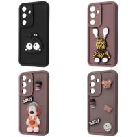 Чохол Pretty Things Case Samsung Galaxy S24 black/fluffy white