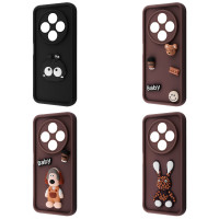 Чохол Pretty Things Case Xiaomi Redmi 14C 4G/Poco C75 black/fluffy black