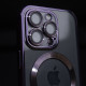 Чохол Metal Matte Case with Magnetic Ring iPhone 13 Pro deep purple