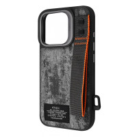 Чохол Kajsa Outdoor Collection Tie Dye with Magnetic Ring iPhone 16 Pro Max black