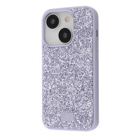 Чохол Bling World Rock Diamond (TPU) iPhone 16 Pro white titanium