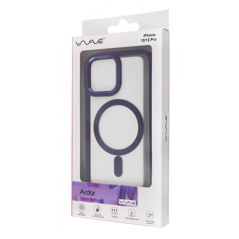 Чохол WAVE Ardor Case with Magnetic Ring iPhone 12/12 Pro pink sand