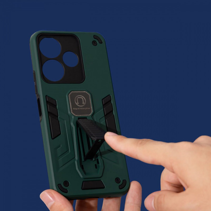 Чохол Armor Magnetic Tecno Spark 30C 4G blue