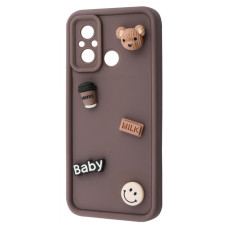 Чохол Pretty Things Case Xiaomi Redmi 12C brown/bear