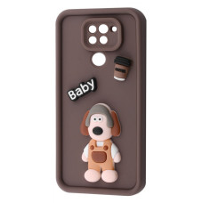 Чохол Pretty Things Case Xiaomi Redmi Note 9 brown/baby