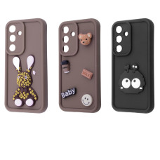 Чохол Pretty Things Case Samsung Galaxy A35 black/fluffy white