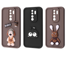 Чохол Pretty Things Case Xiaomi Redmi 9 black/fluffy white