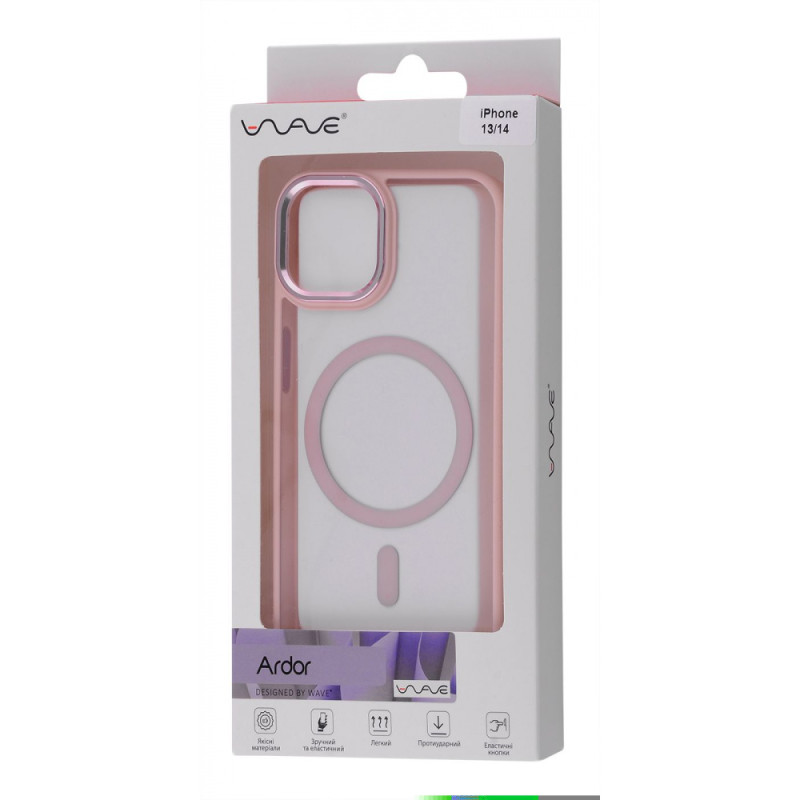 Чохол WAVE Ardor Case with Magnetic Ring iPhone 13/14 white