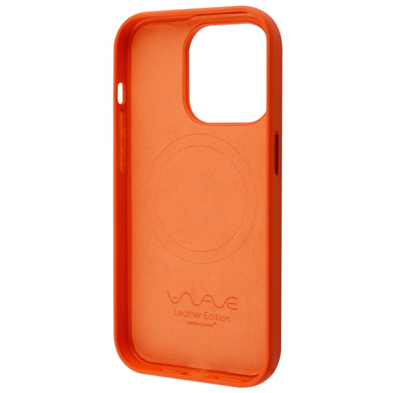 Чохол WAVE Premium Leather Edition Case with Magnetic Ring iPhone 14 Pro ink