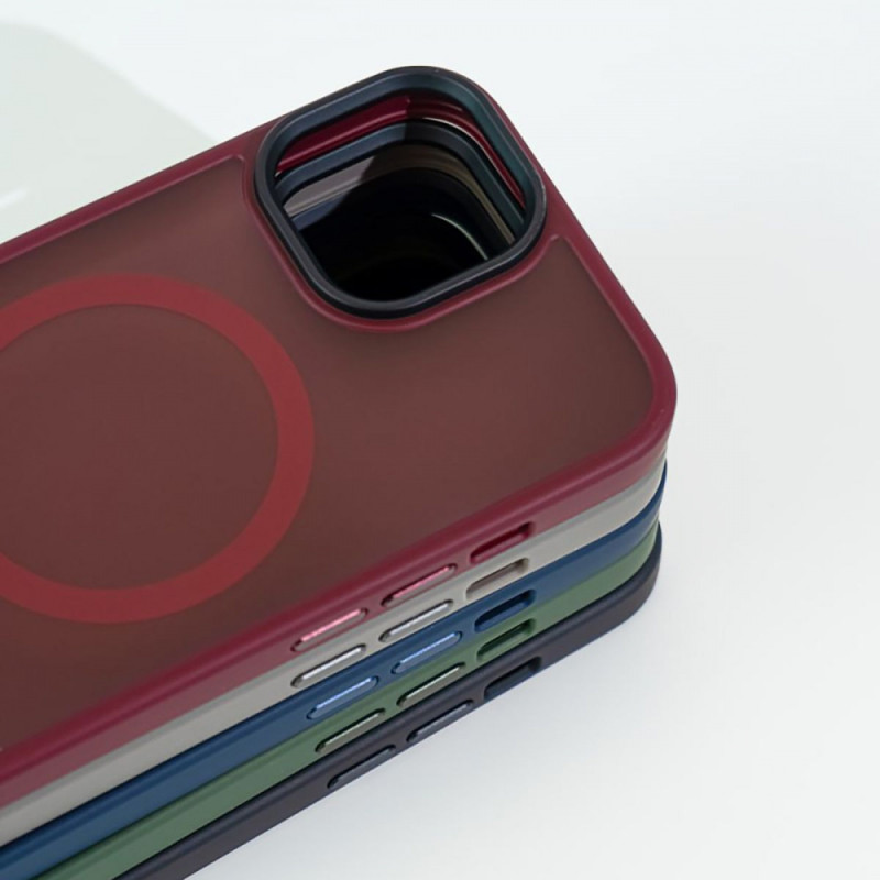 Чохол WAVE Matte Insane Case with Magnetic Ring iPhone 15 Pro Max green