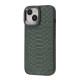 Чохол Kajsa Snake Pattern iPhone 15 olive