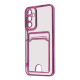 Чохол WAVE Metal Pocket Case Samsung Galaxy A24 4G pink
