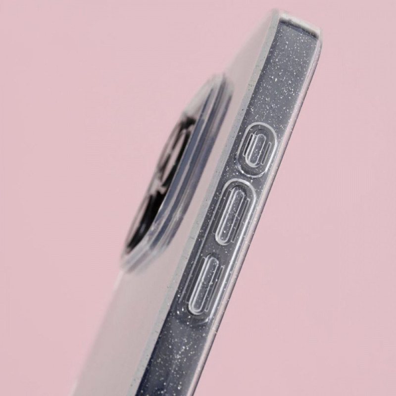 Чохол Clear Case with Sparkles iPhone 13 Pro transparent