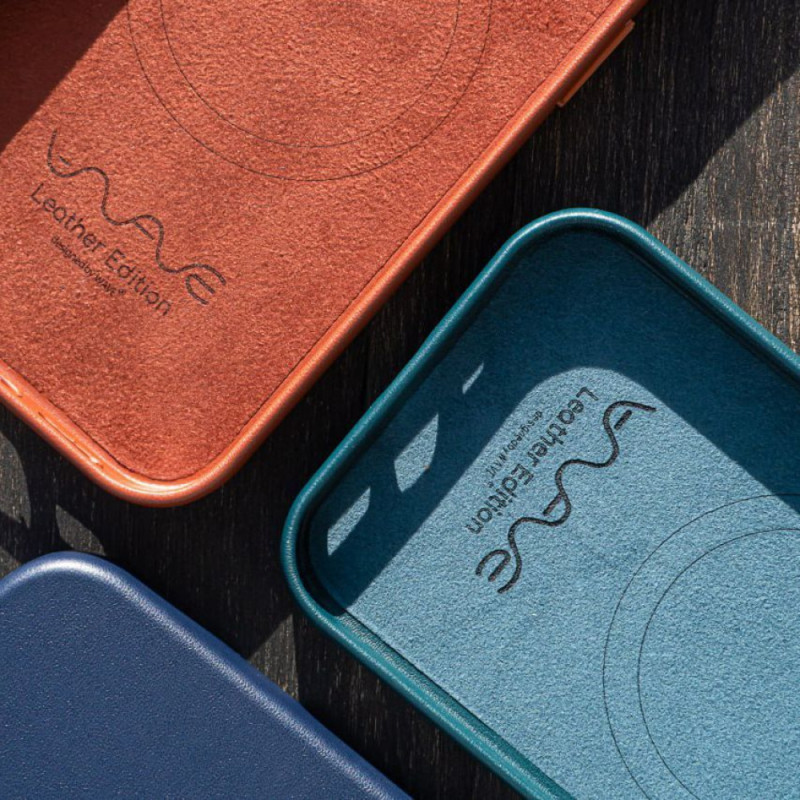 Чохол WAVE Premium Leather Edition Case with Magnetic Ring iPhone 15 Pro Max forest green