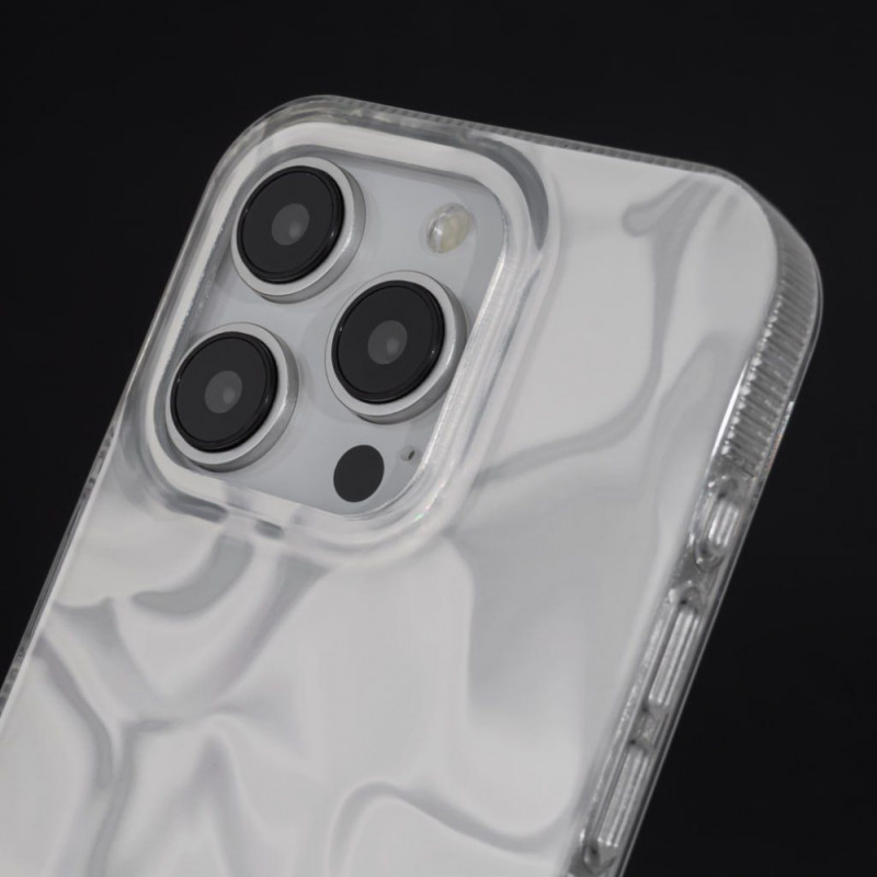 Чохол Halographic Glow Case iPhone 14 Pro Max silver