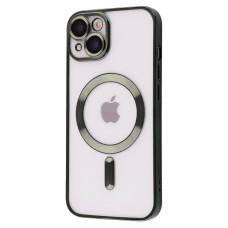 Чохол Metal Matte Case with Magnetic Ring iPhone 13 dark green