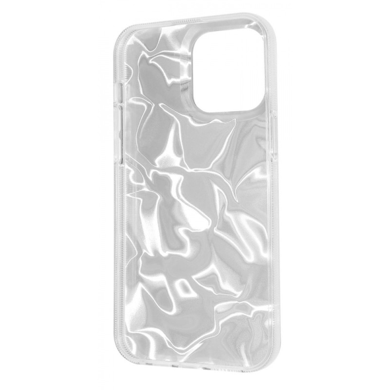 Чохол Halographic Glow Case iPhone 14 Pro Max silver