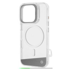 Чохол Kajsa Aluminium Shield with Magnetic Ring iPhone 16 Pro Max silver