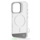 Чохол Kajsa Aluminium Shield with Magnetic Ring iPhone 16 Pro Max silver