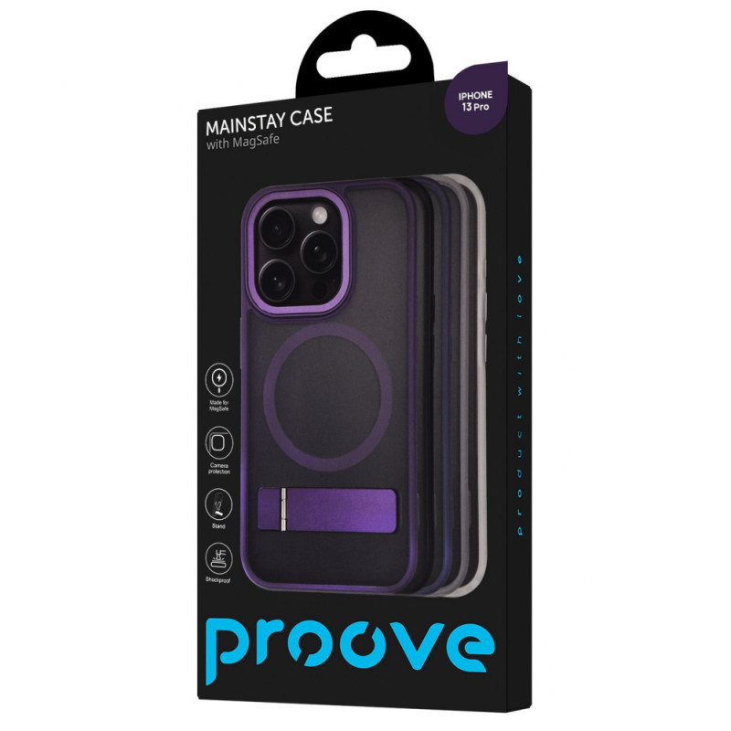 Чохол Proove Mainstay Case with Magnetic Ring iPhone 13 Pro black