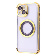 Чохол Glossy Case with Magnetic Ring iPhone 15 gold