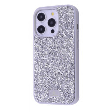 Чохол Bling World Rock Diamond (TPU) iPhone 15 Pro Max white titanium