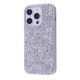 Чохол Bling World Rock Diamond (TPU) iPhone 15 Pro Max white titanium