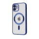 Чохол Metal Matte Case with Magnetic Ring iPhone 12 midnight blue